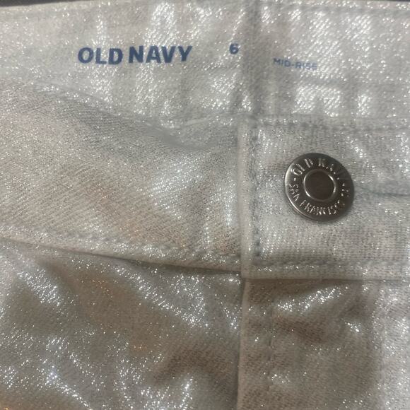 Old Navy Silver Shine Mid-Rise OG Mini Skirt - Picture 13 of 15